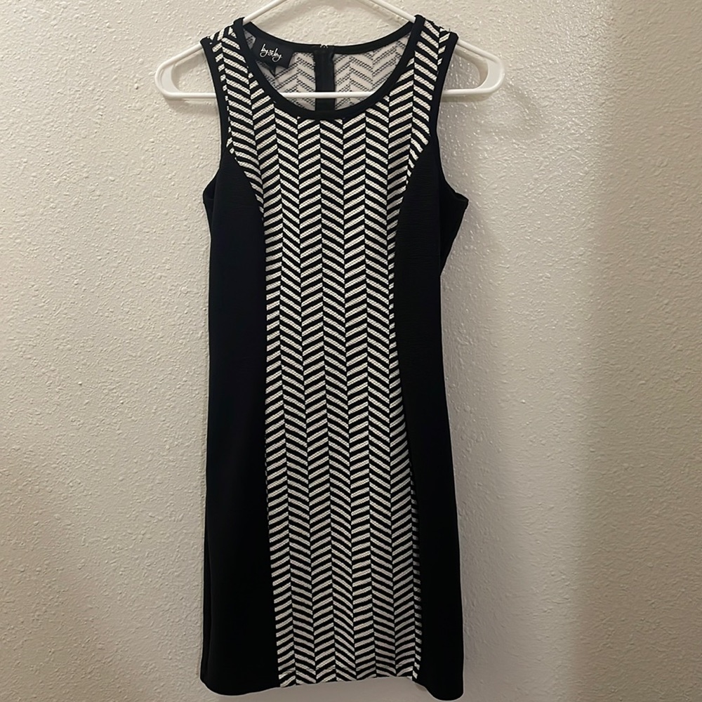 Sexy little black and white dress